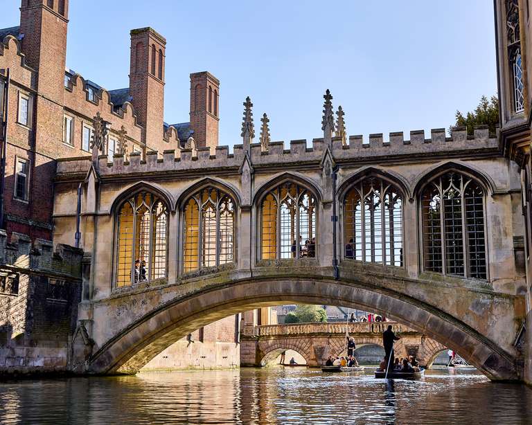 Bridge of Sighs over the River Cam - Cambridge