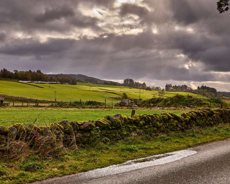 Sunbreak at the Clava Cairns - Scotland