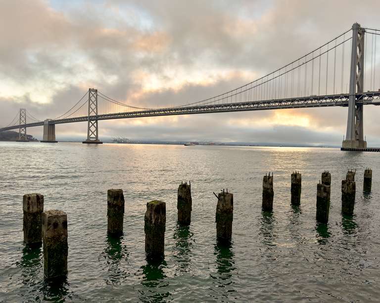 Bay Bridge Sunrise - San Francisco